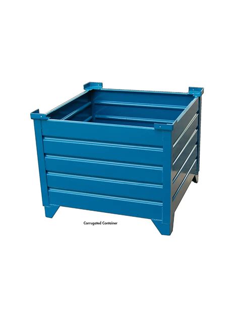 sheet metal container|bulk steel containers.